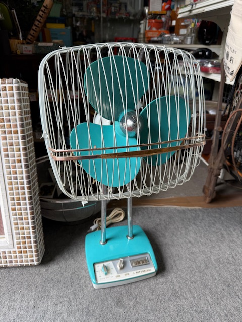 レトロ扇風機買取致しました　三菱　